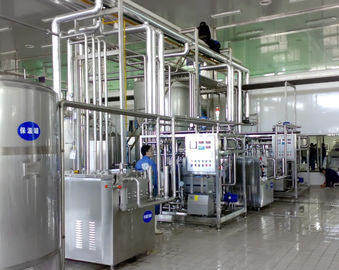 UHT Milk Pasteurization 500LPH Dairy Processing Plant