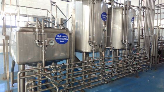 UHT Milk Pasteurization 500LPH Dairy Processing Plant