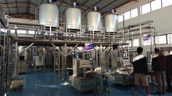 UHT Milk Pasteurization 500LPH Dairy Processing Plant