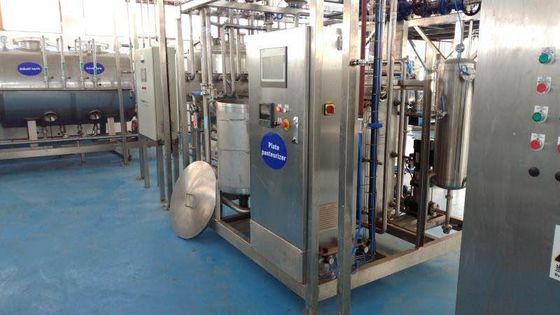 UHT Milk Pasteurization 500LPH Dairy Processing Plant