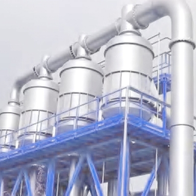SUS304 SUS316 Forced Circulation Evaporator / Multiple Effect Evaporator For Juice Industry