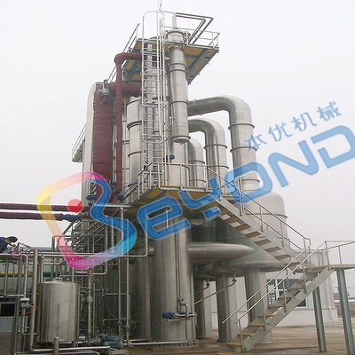 SUS304 SUS316 Forced Circulation Evaporator / Multiple Effect Evaporator For Juice Industry