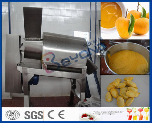 Pabrik Pengolahan Mangga Stainless Steel Dengan Dua Tahap Pulper 5T Per Jam