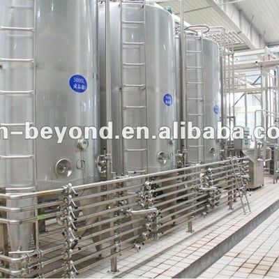 Ss316 30000L Stainless Steel Dairy Bulk Tanks Single Layer Structure