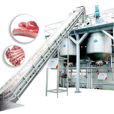Mesin Pengolah Daging Tahan Tekanan Tinggi Kontrol Otomatis Makan Terus-menerus